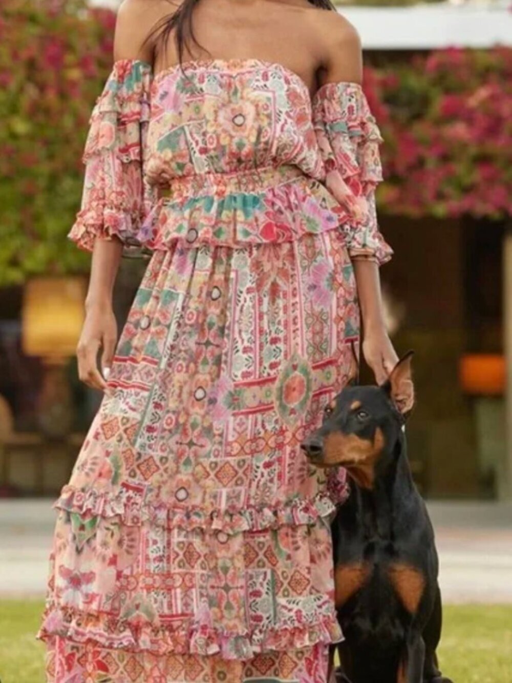 Misa Los Angeles Malaparta Palazzo Dress XXS